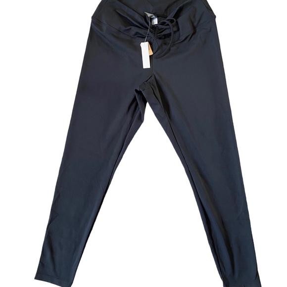 PINK active VS black adjustable waist ruched leggings womens size XL - Picture 3 of 4